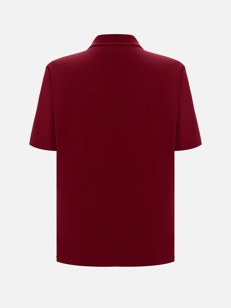 Lichi Kersey polo with embroidery