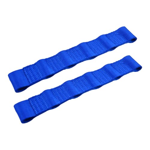 ROMASO Door Strap for Jeep Wrangler,Adjustable Door Straps for Jeep Wrangler CJ YJ TJ JK JKU JL JLU, Heavy Duty Door Limit Strap,Blue(Pack of 2) - Image 1
