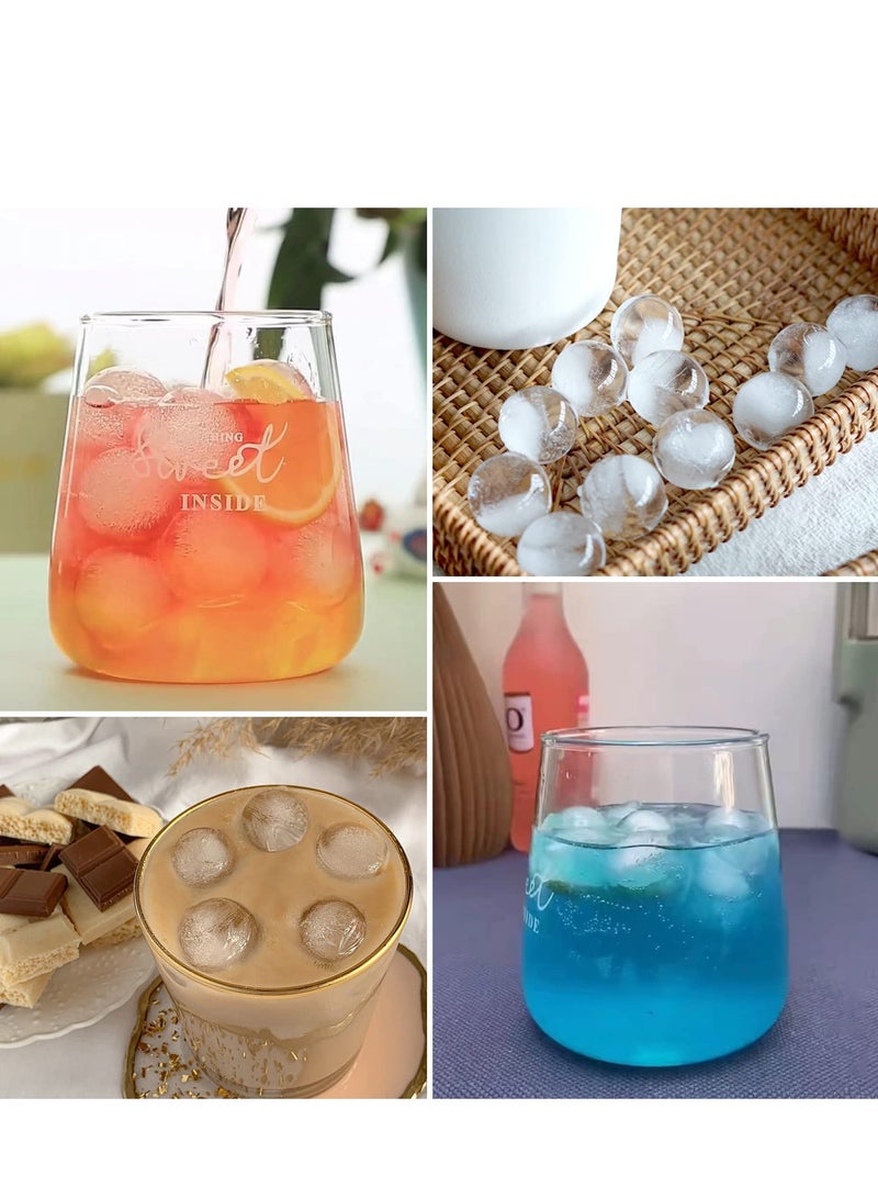 Hoasis Small Round Ice Cube Trays for Freezer, Ice Ball Maker Mold with Lid Easy Release BPA-Free Circle Ice Tray Reusable Sphere Ice Cube Mold for , Coffee, juice, soda - 1.2inch Ice Balls  - Image 5