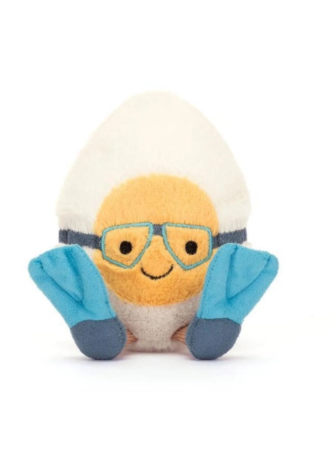 Jellycat Amuseables Boiled Egg Scuba Outfit Jellycat Food Jelly Cats Stuffed Toys Jellycats Plushies Birthday Gifts for Women - Image 3