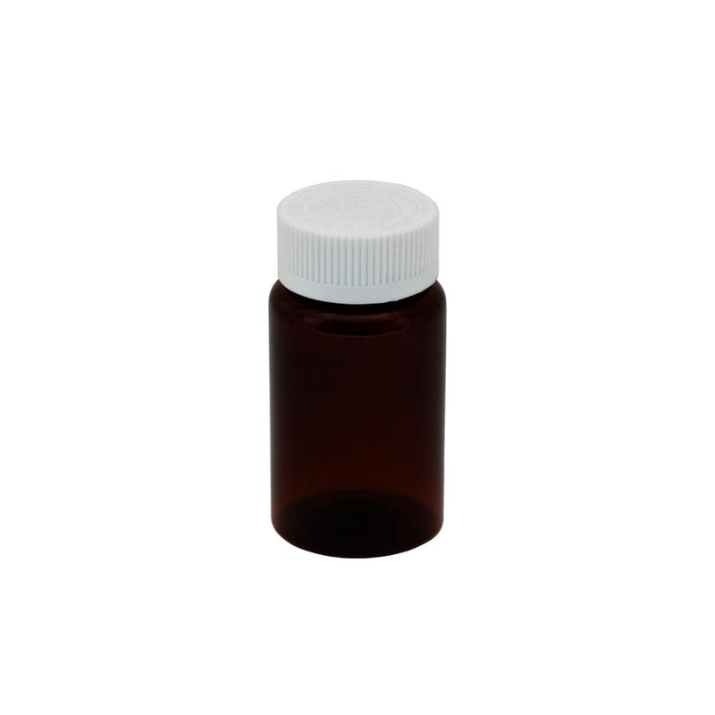 Artistic 6 Pack Clear Brown Round Plastic Bottles, 135ml, Leak Proof, Reusable, For Travel, Storage, Food Preservation - Image 3
