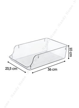 Boz House Multi-Purpose Beverage Organizer, Refrigerator & Cupboard Organizer, Large Size 2 Pieces  - Image 2