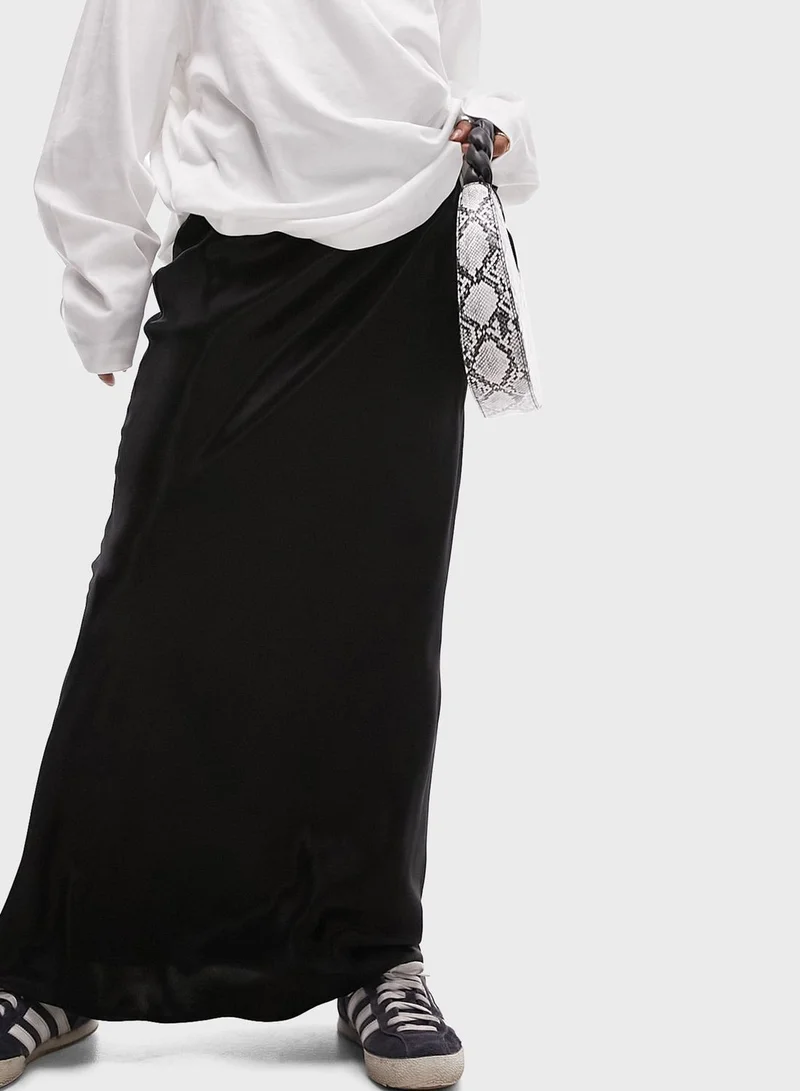 TOPSHOP High Waist Maxi Skirt