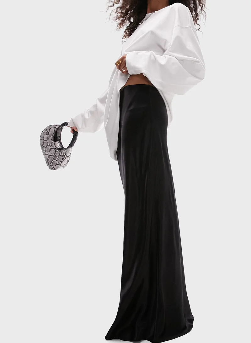 TOPSHOP High Waist Maxi Skirt