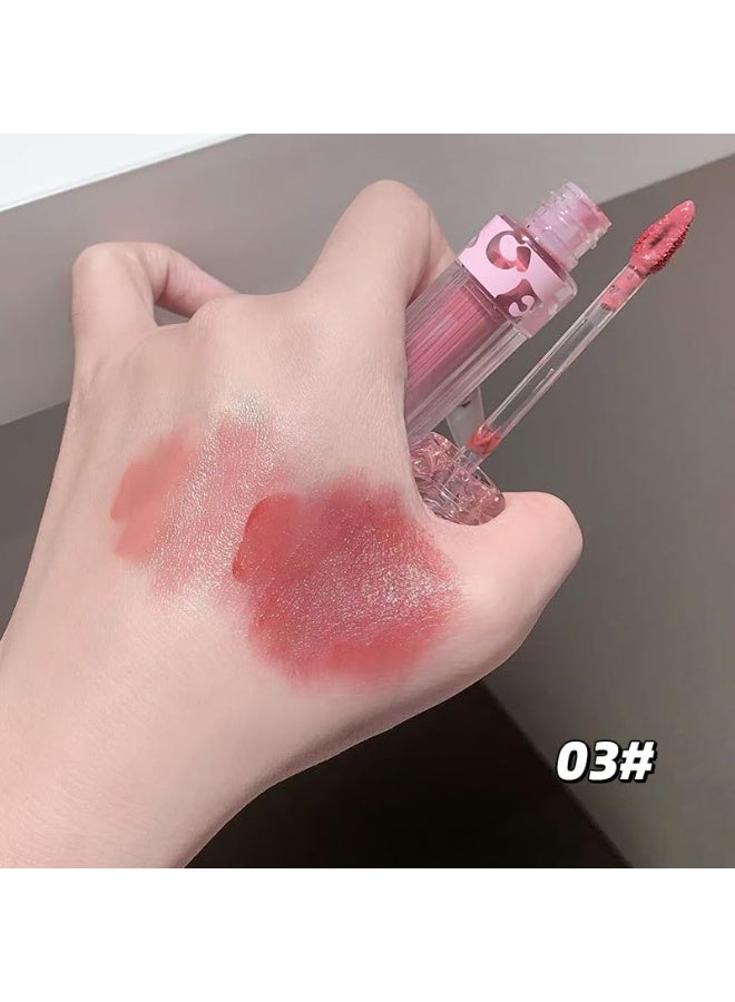 دب جيجي ملمع الشفاه "Glamour Pink Ripples" من Gege Bear بتركيبة مائية لامعة | يمنح الشفاه مظهراً فائق اللمعان وتأثيراً رطباً (Wet Look) | تركيبة مائية فائقة اللمعان ومريحة عند الاستخدام | تركيبة مرطبة تمنح الشفاه مظهراً ممتلئاً | تدرجات ألوان حيوية تتراوح بين النيود والأحمر | مجموعة أحمر شفاه بتغليف فاخر (الدرجة 03# Mauve Pink، 2.5 جم) - Image 2