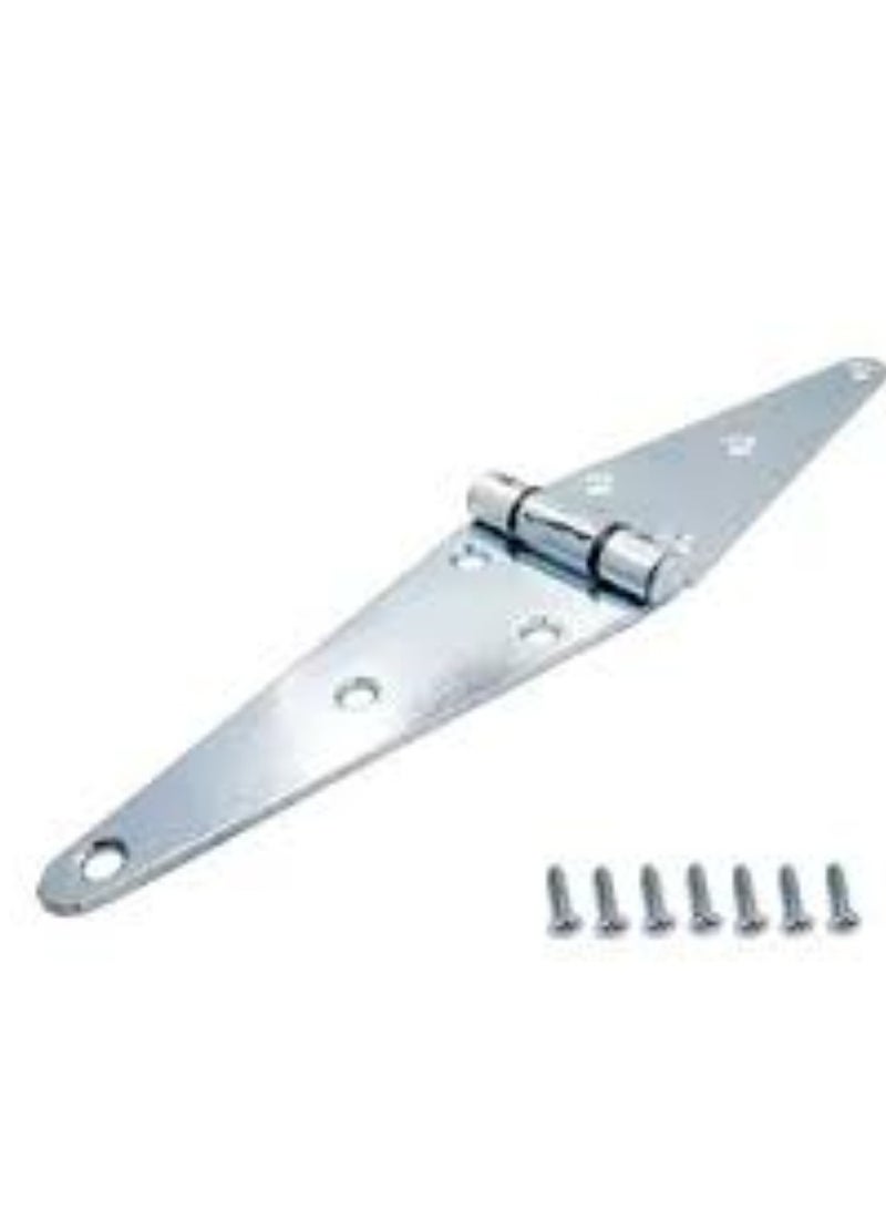 KNP KNP Heavy Duty Strap Hinges in a 4 inch size are robust and durable hinges designed for use in demanding applications These hinges provide strong support and smooth operation for heavy doors gates and other structures.  - Image 1