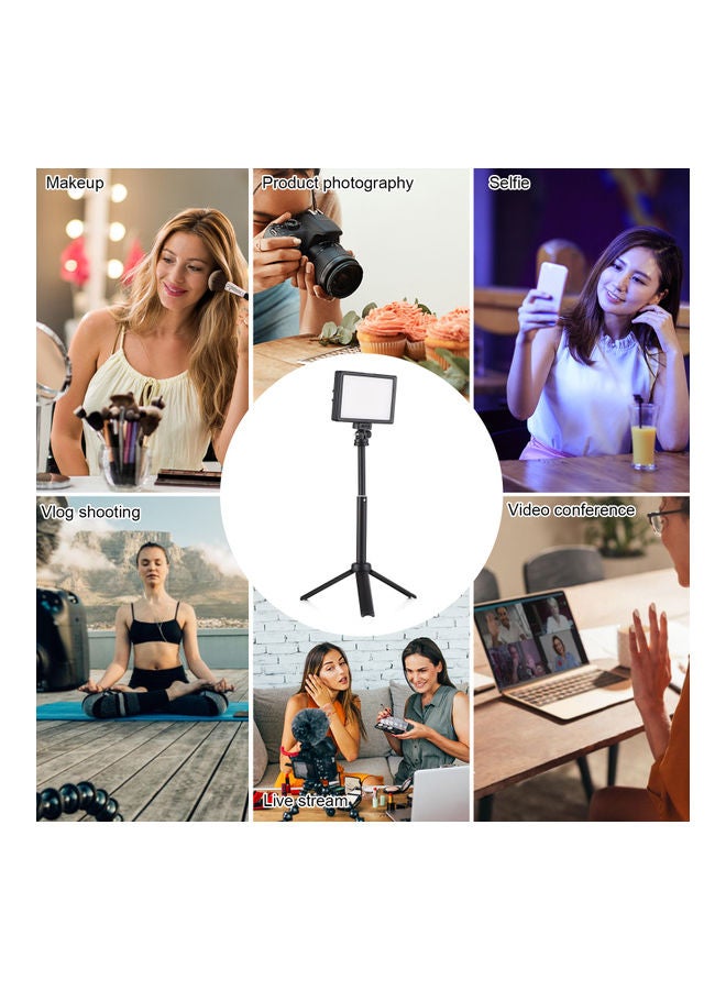 Set Of 2 15W LED  Set Desktop Photography Fill Light Black - Image 3