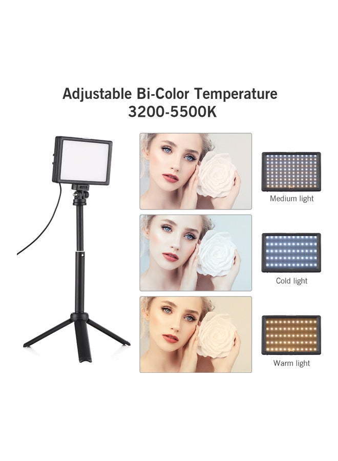 Set Of 2 15W LED  Set Desktop Photography Fill Light Black - Image 5