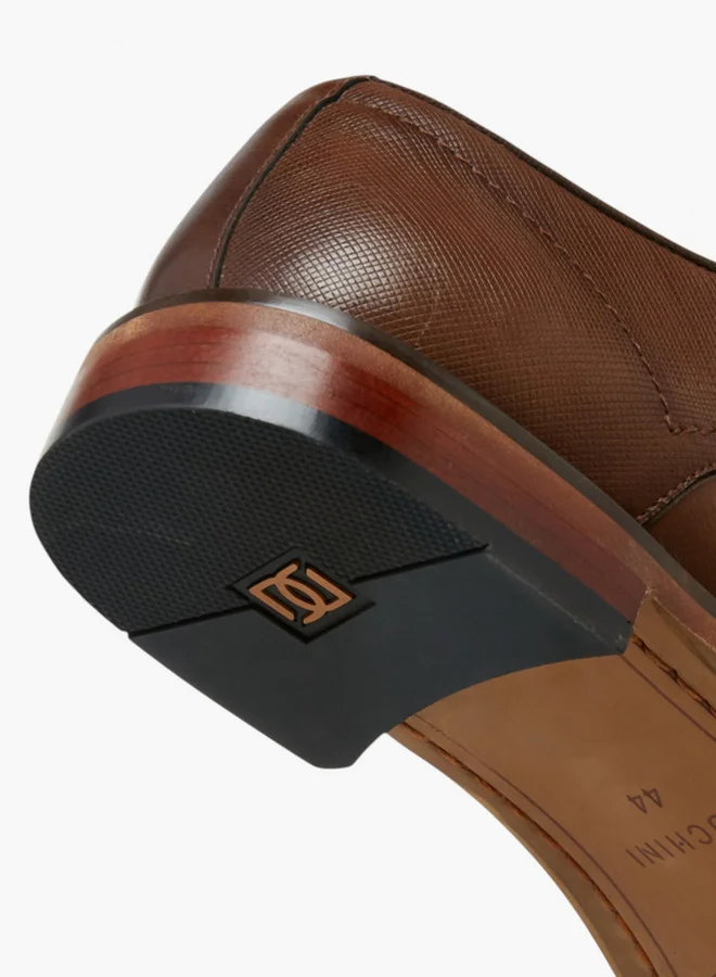 DUCHINI Men's Solid Lace-Up Derby Shoes