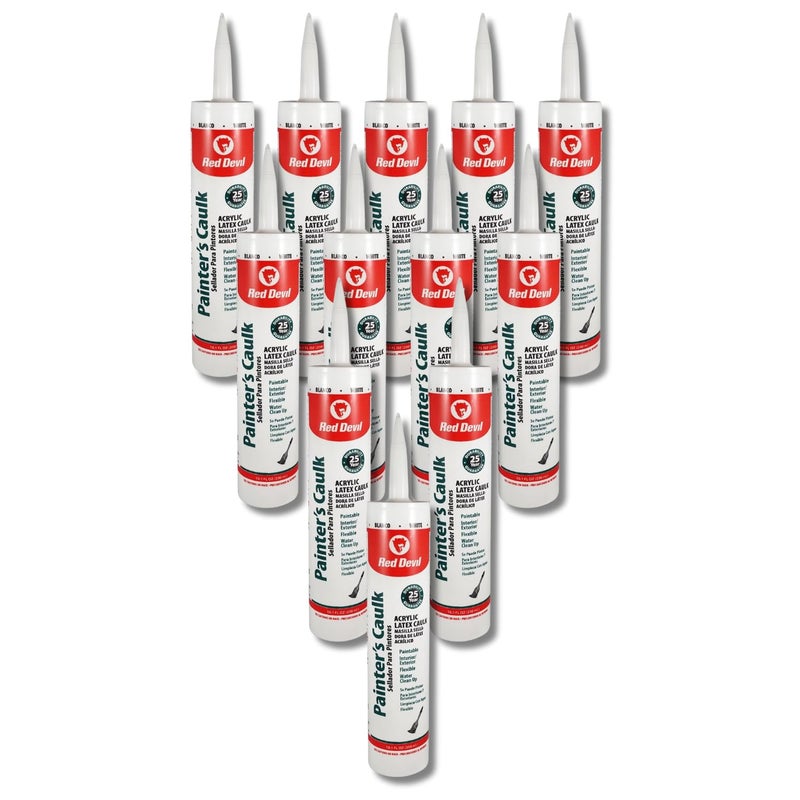 Red Devil 0746 Painters Caulk, 10.1 Fl Oz (Pack of 12) - Image 1