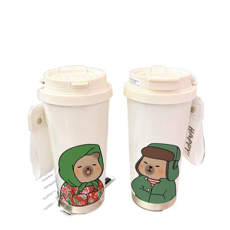 520 ml Stainless Steel Water Bottle Kids Bottle in White - Image 5