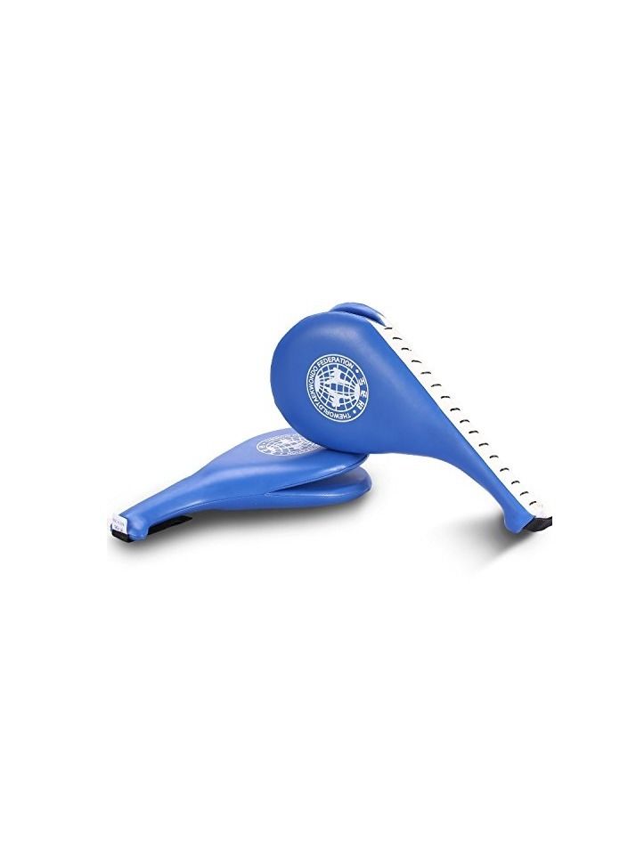 SYOSI Taekwondo Kick Pads, Double Pad Target Durable Strike Boxing Kicking Targets Training Paddles, Pads for Kickboxing and Karate - Image 1