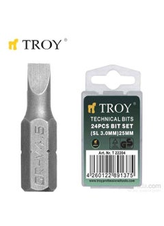Troy 22204 Bits Tip (Flat 3.0X25mm) 