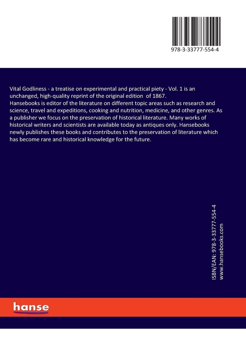 Vital Godliness: a treatise on experimental and practical piety - Vol. 1  - Image 2