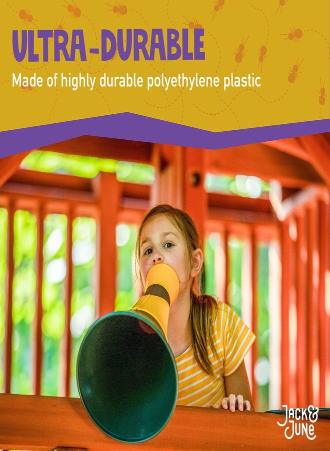 Jack and June Green Megaphone for Outdoor Playsets, Wooden Jungle Gyms, and Residential Playgrounds - Image 5