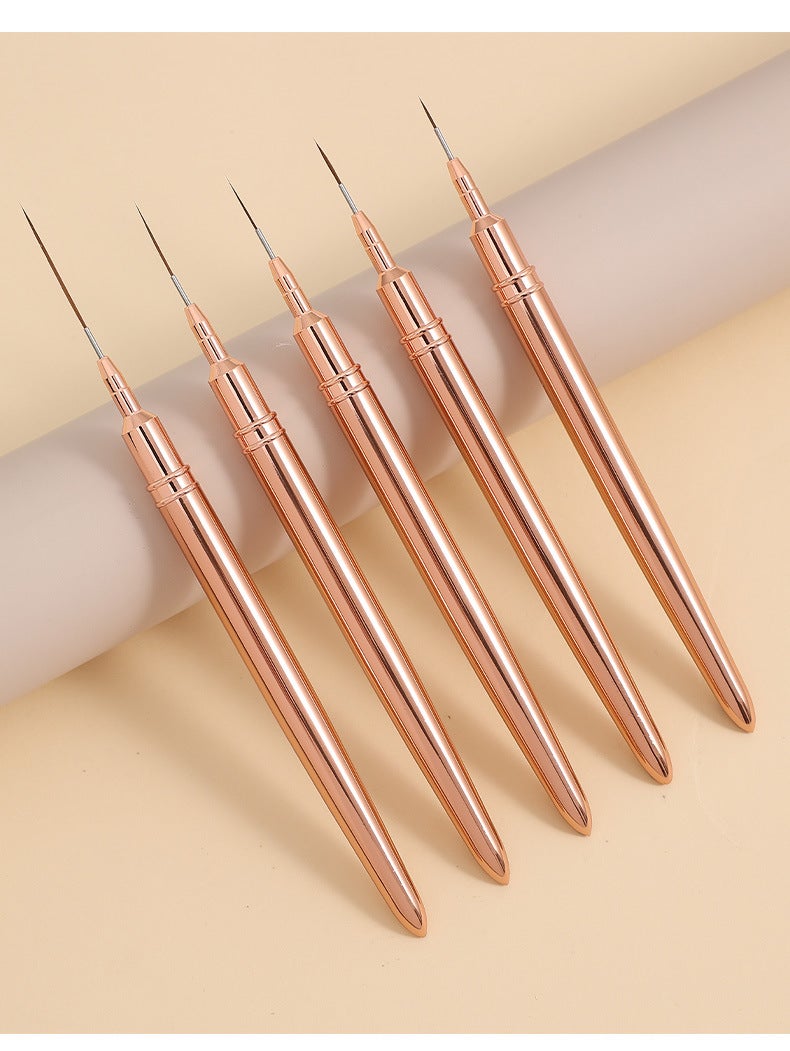 Mineki Nail Art Liner Japanese Fine Line Color Painting Pen Nail Painting Flower Hook Line French Nail Art Brush Suit - Image 1