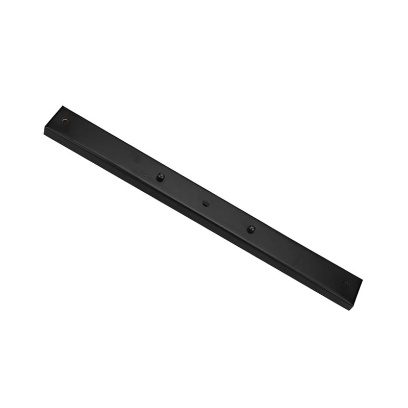 Ceiling Light Plate Holder Fitting Base Rectangular Shape DIY Pendant Lamp Accessories Black - Image 1