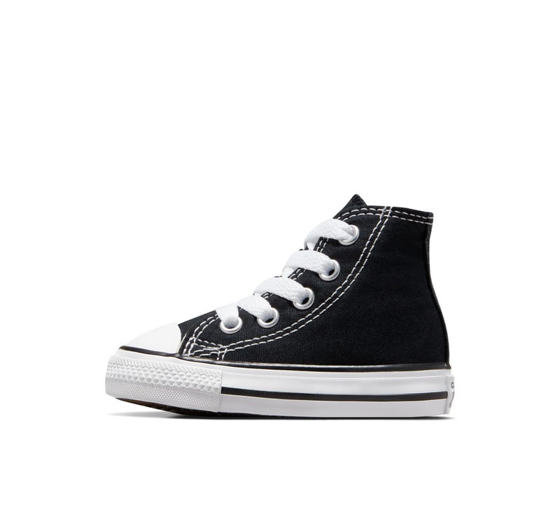 Converse Kids' Chuck Taylor All Star High Top, Black, 3 Infant - Image 2