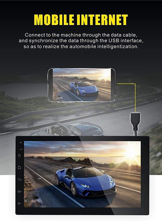 HD Touched Screen Car Bluthooth MP5 Player - Image 2