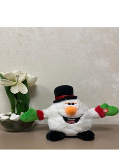 Brain Giggles Brain Giggles Singing and Dancing Snowman Plush Musical Toys for Kids Gifts  - Image 2