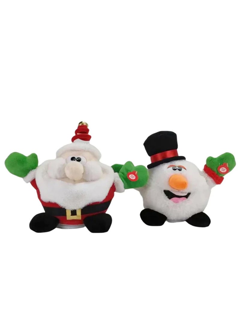Brain Giggles Singing and Dancing Snowman Plush Musical Toys for Kids Gifts