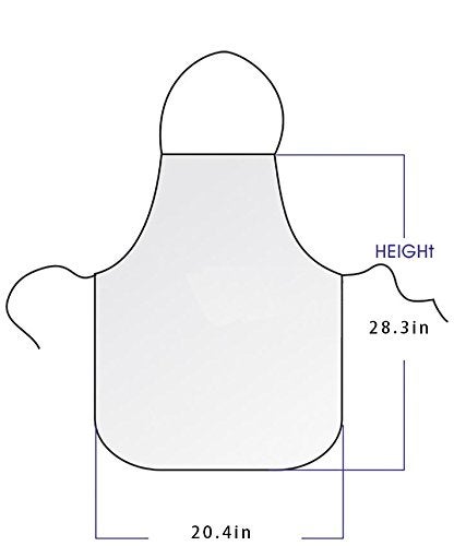 DZGlobal Fashion Children Kitchen Apron - Chef Kitchen Cooking and Baking Bib Apron (Funny Just A Girl Loves Slime) - Image 4