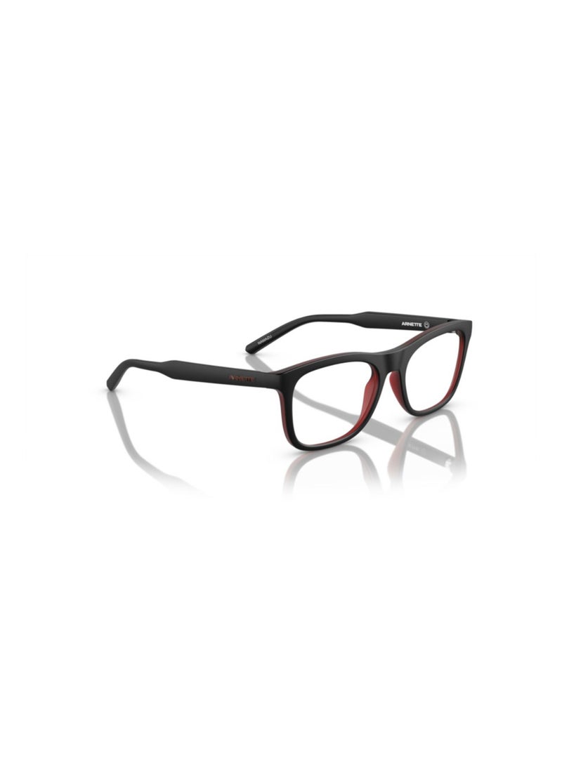 Arnette Arnette Man Square  Eyeglasses- An 7217 - Lense Size:49Mm - Matte Top Black/Transp.Red  - Image 4