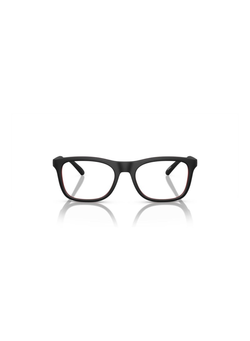 Arnette Arnette Man Square  Eyeglasses- An 7217 - Lense Size:49Mm - Matte Top Black/Transp.Red  - Image 5