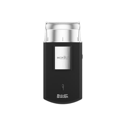 Ikonic Professional Electric Shaver, Ultra Thin, Cordless, Rechargeable Men's Travel Razor for Face Care, Beard for Salon Professionals, Barbers and Salon-Like Shave at Home - Black - Image 1