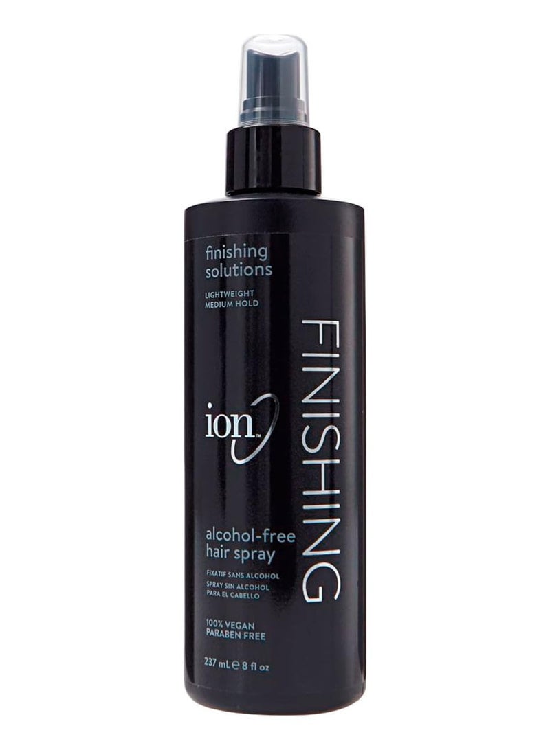 ion AlcoholFree Finishing Hair Spray, 8oz, Lightweight, Medium Hold, AntiFrizz Hairspray, Vegan