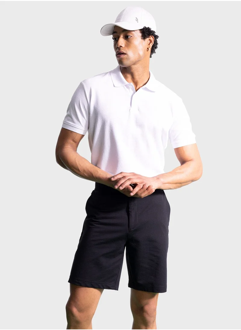 ديفاكتو Defactofit Slim Fit Polo Neck T-Shirt