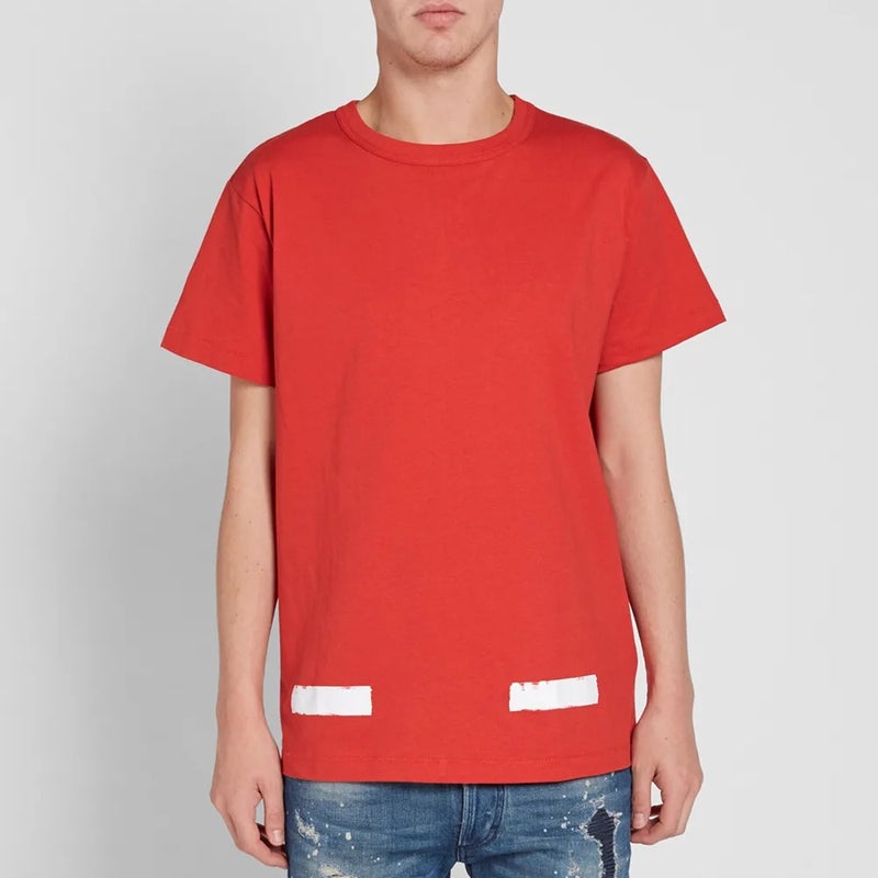 OFF-WHITE OFF WHITE T Shirts Men's Crew Neck Moderate Heavyweight - Image 4