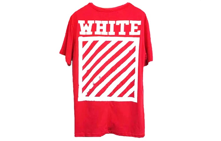 OFF-WHITE OFF WHITE T Shirts Men's Crew Neck Moderate Heavyweight - Image 2