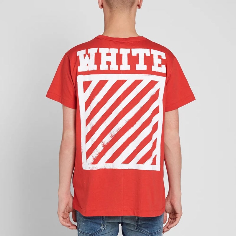 OFF-WHITE OFF WHITE T Shirts Men's Crew Neck Moderate Heavyweight - Image 5