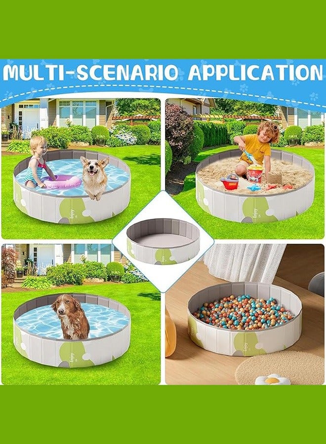 Foldable Kids Sand Pool Toys , 120CM Kids Ball Pit,  Foldable Ball Pool，Outdoor Paddling Pool for Kids, Portable Kiddie Pool for Boys Girls,Foldable Swimming pool - Image 4