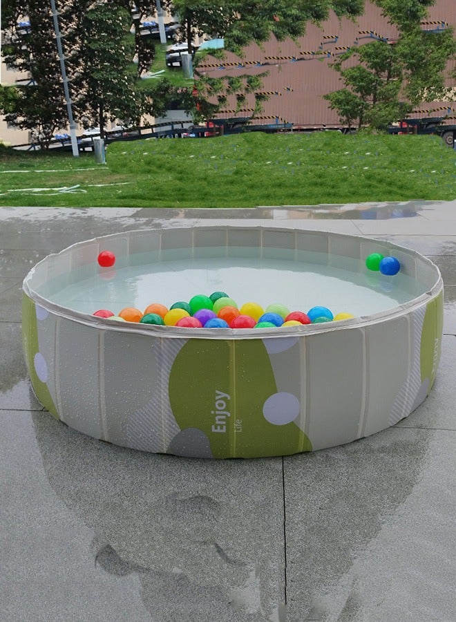 Foldable Kids Sand Pool Toys , 120CM Kids Ball Pit,  Foldable Ball Pool，Outdoor Paddling Pool for Kids, Portable Kiddie Pool for Boys Girls,Foldable Swimming pool - Image 1