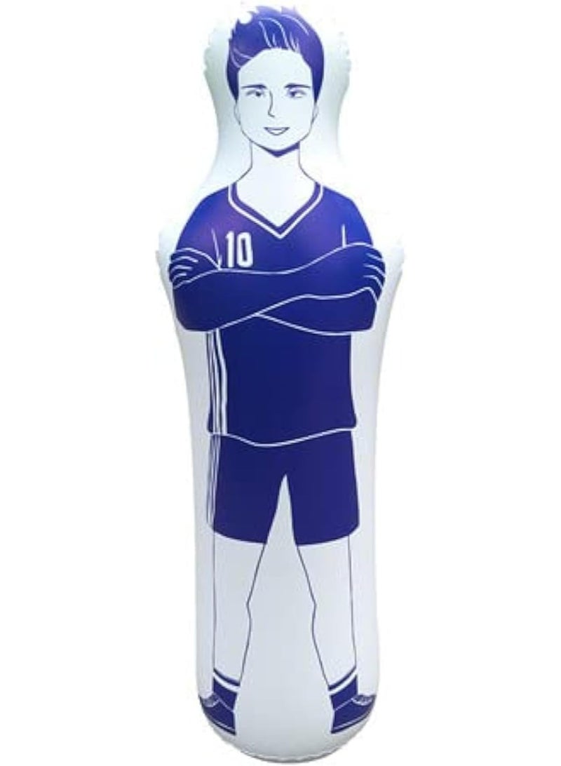 دمية كرة قدم قابلة للنفخ، حارس مرمى، مانيكان هواء، جدار، مدافع، ركلات حرة، كرة قدم، كوب تدريب