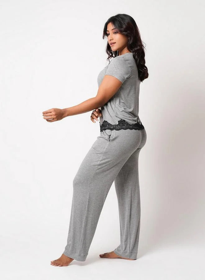 Aadaraya  Aadaraya Pyjama Set T-shirt & Trousers for Women | Best Price UAE