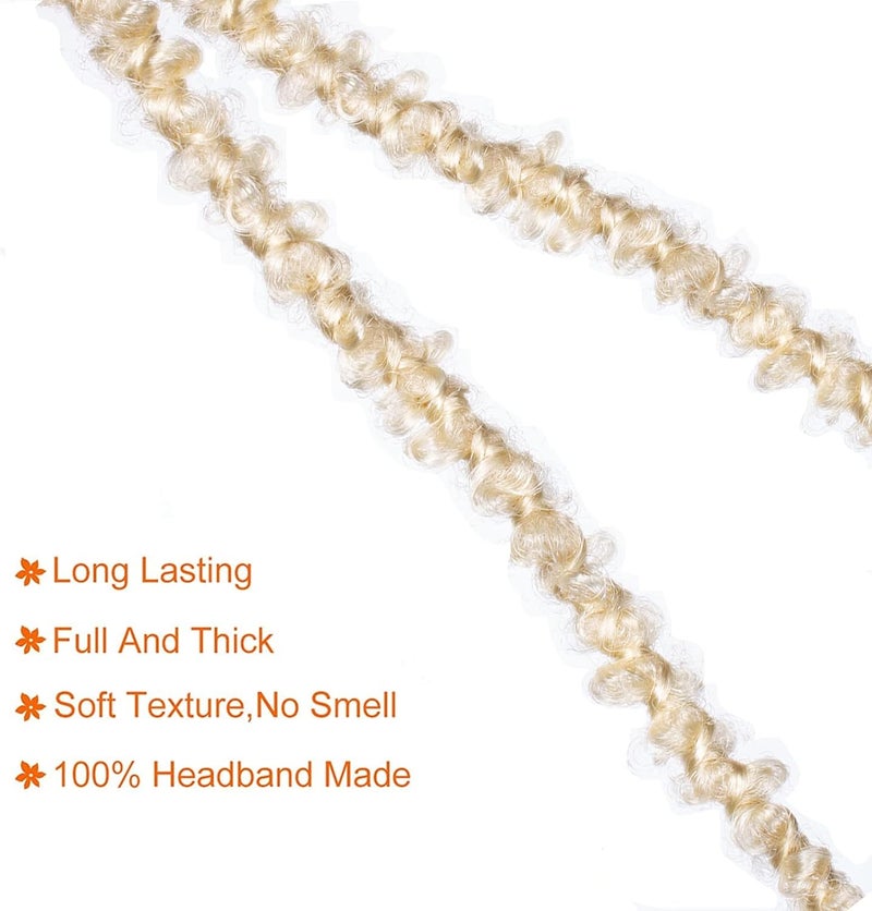 ZRQ Butterfly Locs Crochet Hair 6 packs 30 Inch Long Crochet Hair Pre Looped Blonde Butterfly Locs Crochet Braids Hair Extension Most Natural Pre-twisted #613 - Image 3