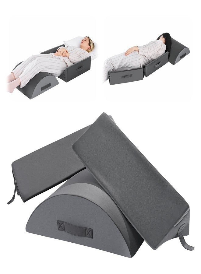 ROYALAY 3-in-1 Wedges for Bed Positioning, Wedge Pillow Set After Surgery for Sleeping, Body Pillow for Back Pain Relief Seniors, Caregivers, Side Sleepers, After Surgery - Image 1