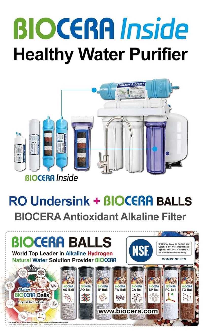 BHAVENA Biocera AA Antioxidant Alkaline Water Filter for RO Purifier 12Inch pH Boosting Filter Increases Alkalinity Antioxidant Levels Healthier MineralRich Drinking Water - Image 4