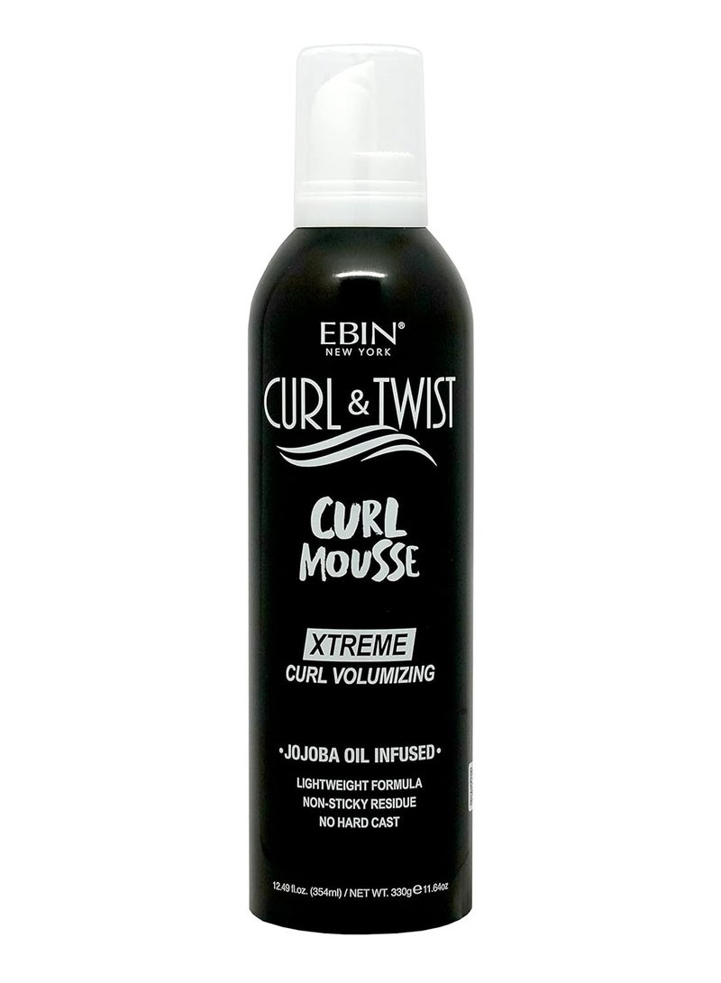 EBIN NEW YORK Curl And Twist Xtreme Curl Volumizing Mousse 354 ML