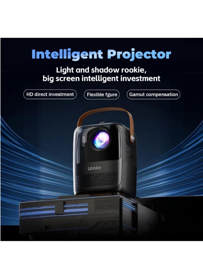 Umiio A008 Intelligent Screen Projector 5G WiFi & Bluetooth, 1080P HD - Image 1