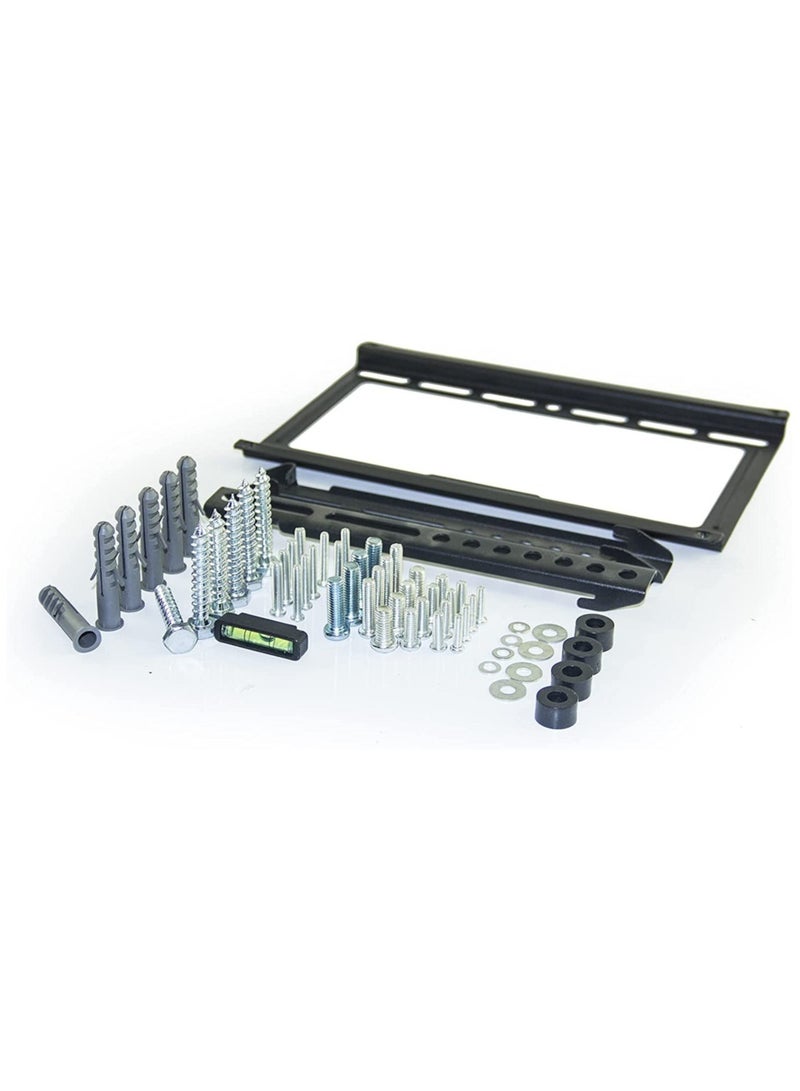 ELTRAZONE Fixed TV Wall Mount Bracket for 17-55 Inch LED LCD OLED QLED Flat Screen TVs, Holds up to 55 Lbs with VESA 200x200, Lockable Safety Bar, Easy Installation - Image 4