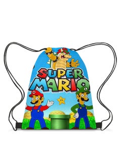 Mario Mario Drawstring Bag Backpack 35*45cm 