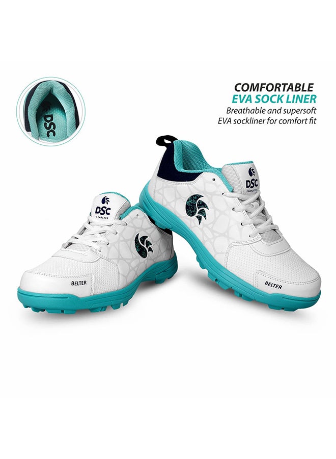 DSC Belter Cricket Shoes, Size-5, Sea Green - Image 2