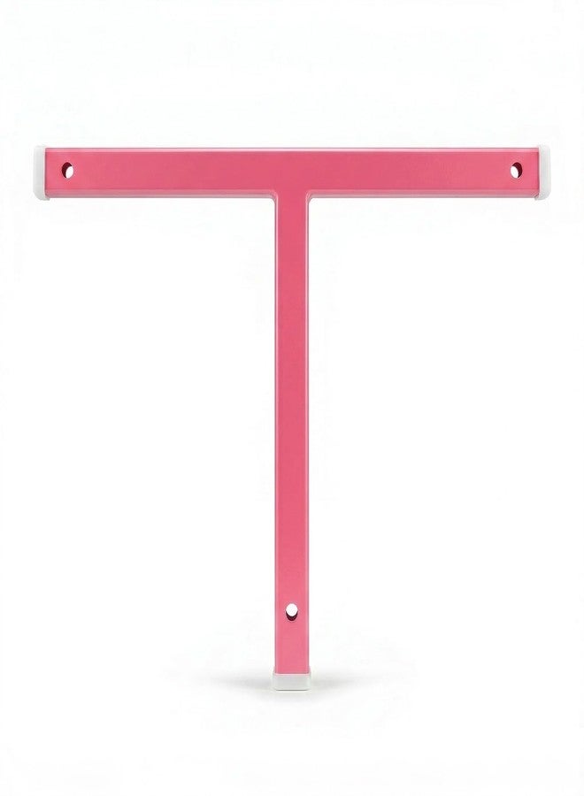 GET IT 2 in 1 wall + Window Cradle Strong Metal Additional Tool to Convert Multi Usage | New Born Baby,Kids - Pink T-Shape - Image 1