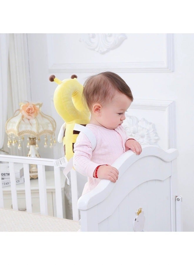 OUTAD Unique Shaped Toddler Baby Head Protection Cotton Pad With Safety Straps - Image 4