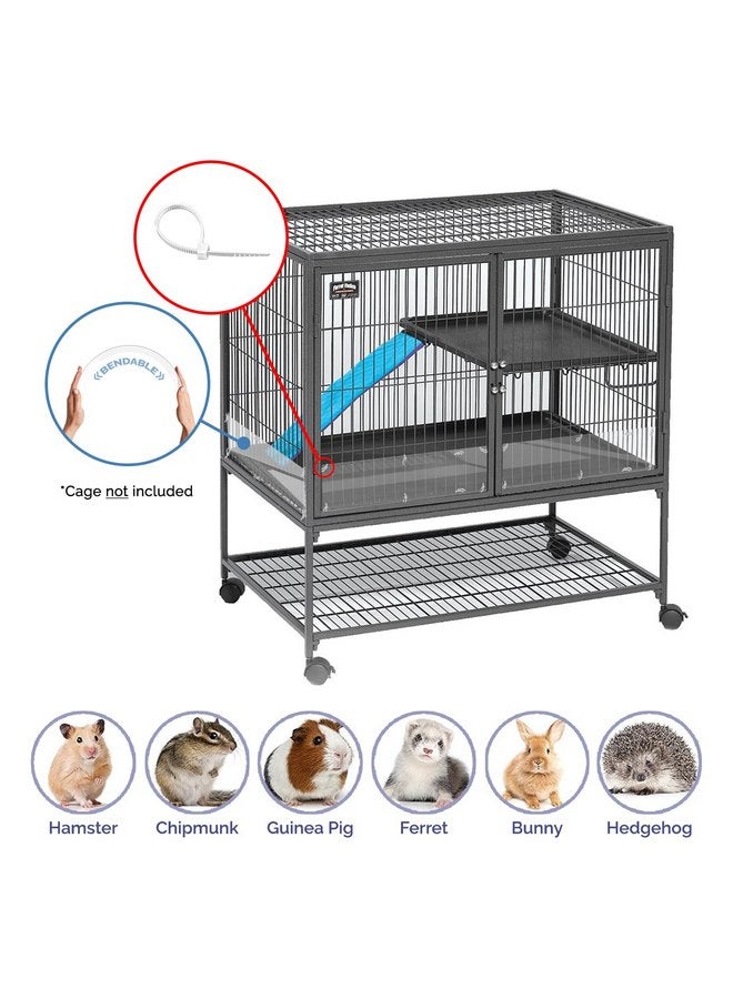 Marketing Holders 4 Pack Pet Cage Liner with Zip Ties Pet Rabbit Habitat Guinea Pig Cage 14" x 4.5" Adjustable Plastic Side Protection Urine Guard Panels by Marketing Holders - Image 2
