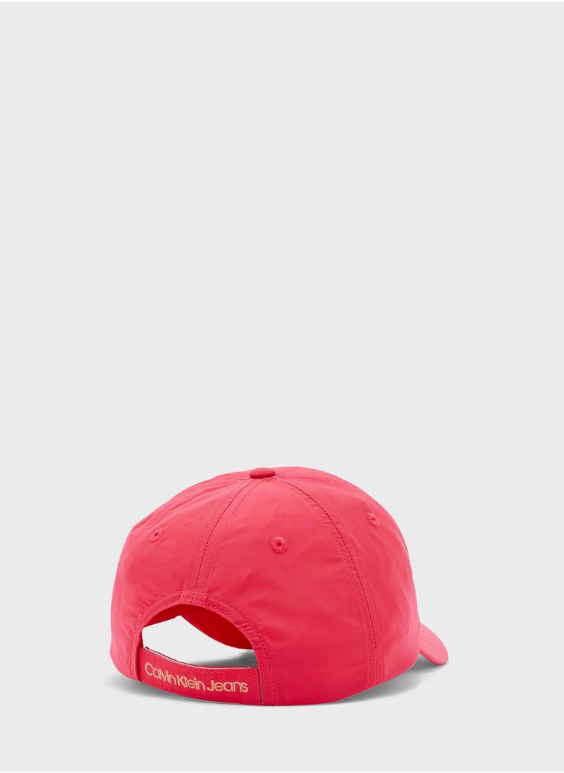 Calvin Klein Jeans - Kids Monogram Shiny Curved Peak Cap - Image 1